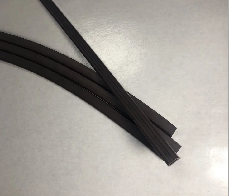 customized rubber magnetic strip for car curtain door sealing