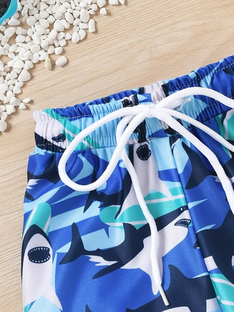 Custom design Boy Board Short recycled 4 Way Stretch Beachwear Children Swimming Trunk Baby Cute sport active pant plus size