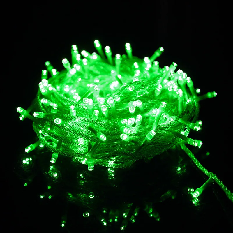 1000 LED Fairy String Lights Christmas Decorations IP44 Rating 220V Xmas Outdoor Lights White Red Green Pink Warm White Yellow