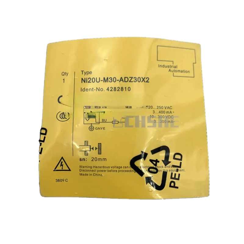 4282810 Proximity Switch Ni20U-M30-ADZ30X2 AC-DC Universal Normally Open Inductive Sensor
