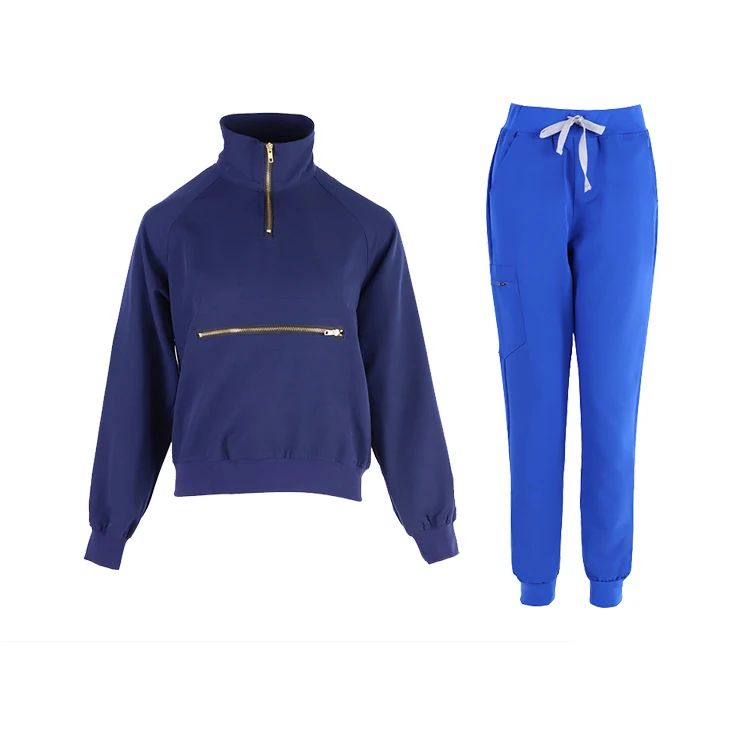 Горячая Распродажа, модные скрабы, топы и штаны для кормления, женские медицинские скрабы из спандексовой ткани, скрабы с длинным рукавом, комплекты униформы, костюм