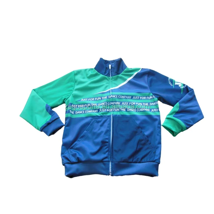 Custom OEM Design Sublimation Full Zipper Winter Coat Windproof Sports Jacket