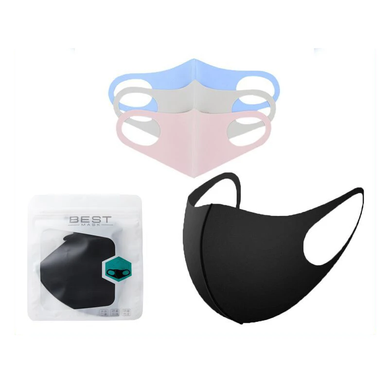 Custom Print Logo Designer Adjustable Black Washable Breathable Face Masks Cloth Cotton Fabric Sublimation Party Masks