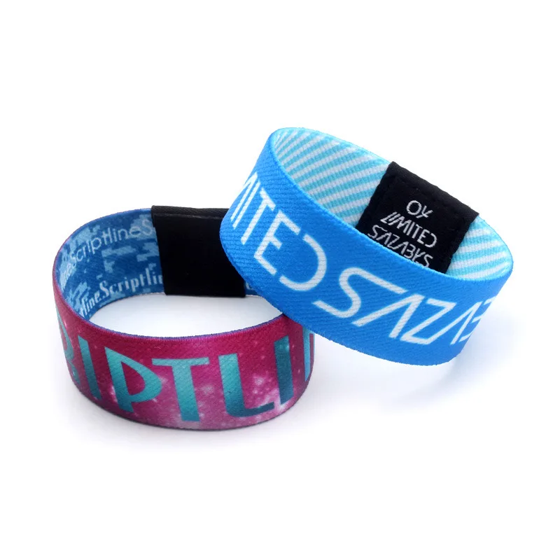 elastic fabric nfc213 nfc bracelets reusable NFC wrist band strap / Stretch Woven RFID Wristband