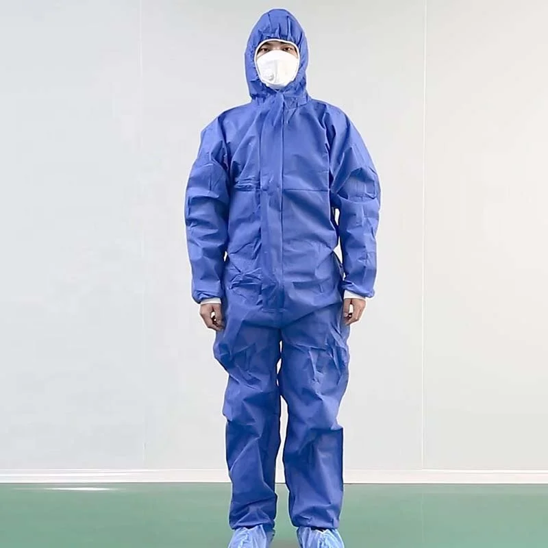 Protective painter clothing clothes for painting made of nonwoven SMS fabric 50gsm
