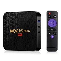 New MX 10 PRO Android Box Allwinner H6 Quad core RAM 4GB ROM 32GB Smart Set Top Box Android 9.0 tv box