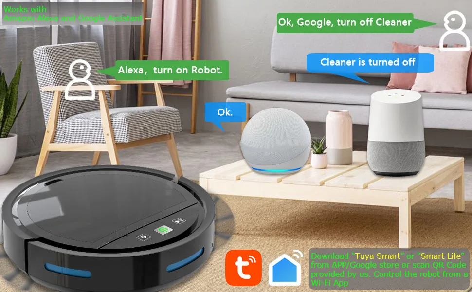 self charge vacuum robot cleaner