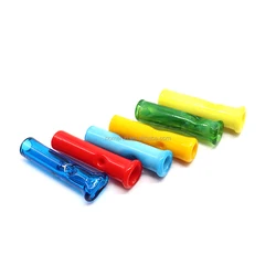 Glass Pipe Rolling Tip Steamroller Glass Filter Tips Heady Cigaret Filter Tobacco Dry Herb Holder smoking accessories
