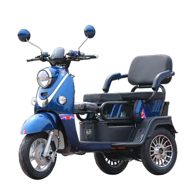 Adult Electric Tricycle Three wheelers 72v electric passenger Differential tricycles 3 wheel electric mobility scooter