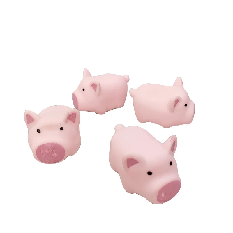 
Cute kids squeak in the bathroom water fun rubber water play Mini Pigs beach toys 