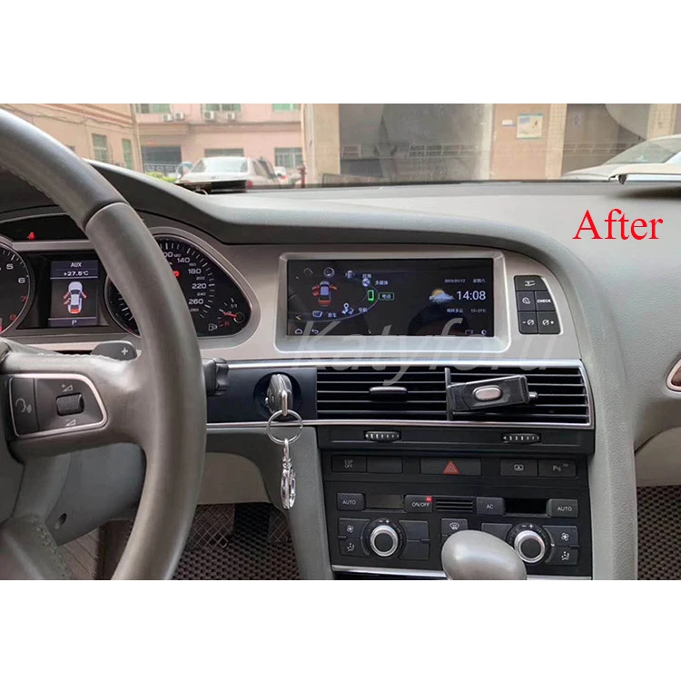 Most Popular 8.8inch Resolution 1280x480 Video Player Apply to Android Car Radio for Audi A6 (05-12)