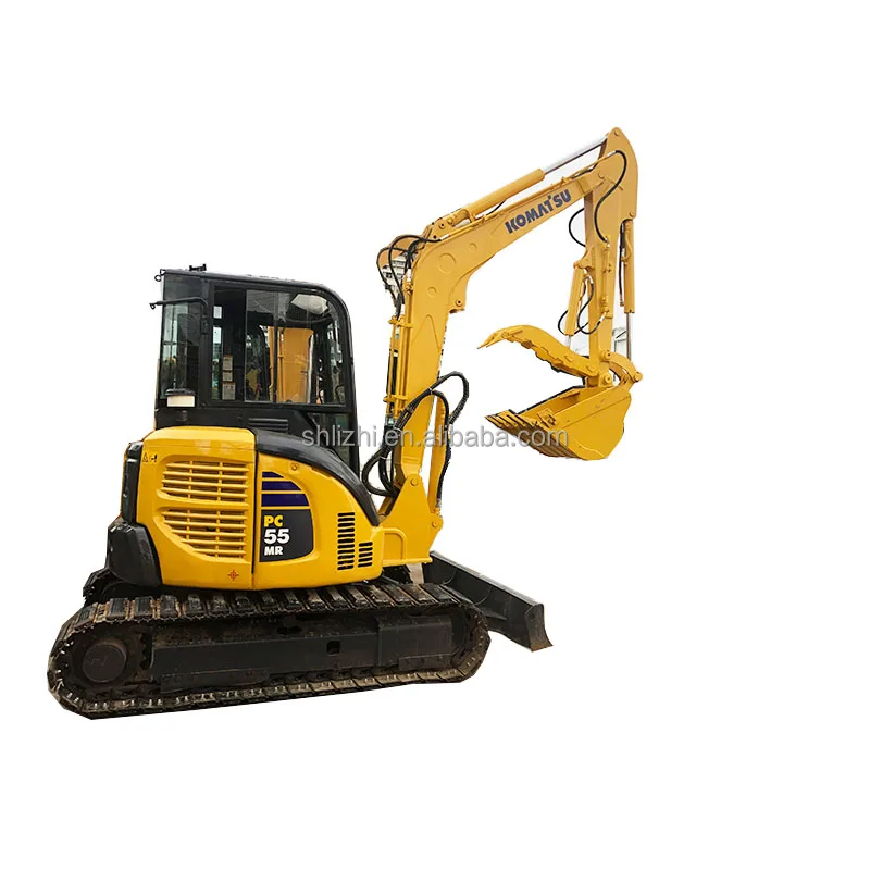 Японский экскаватор komatsu pc55 мини-экскаватор с гидравлическими резиновыми подушечками PC55MR PC55MR-2