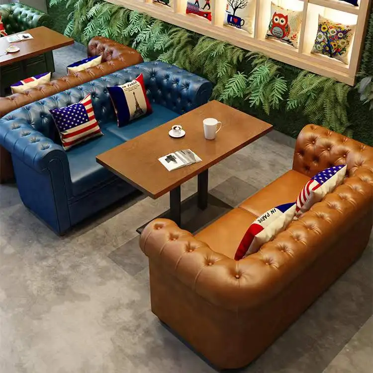 Роскошный комплект диванов chesterfield из зернистой кожи для гостиной американский диван на пуговицах Винтажный Зеленый