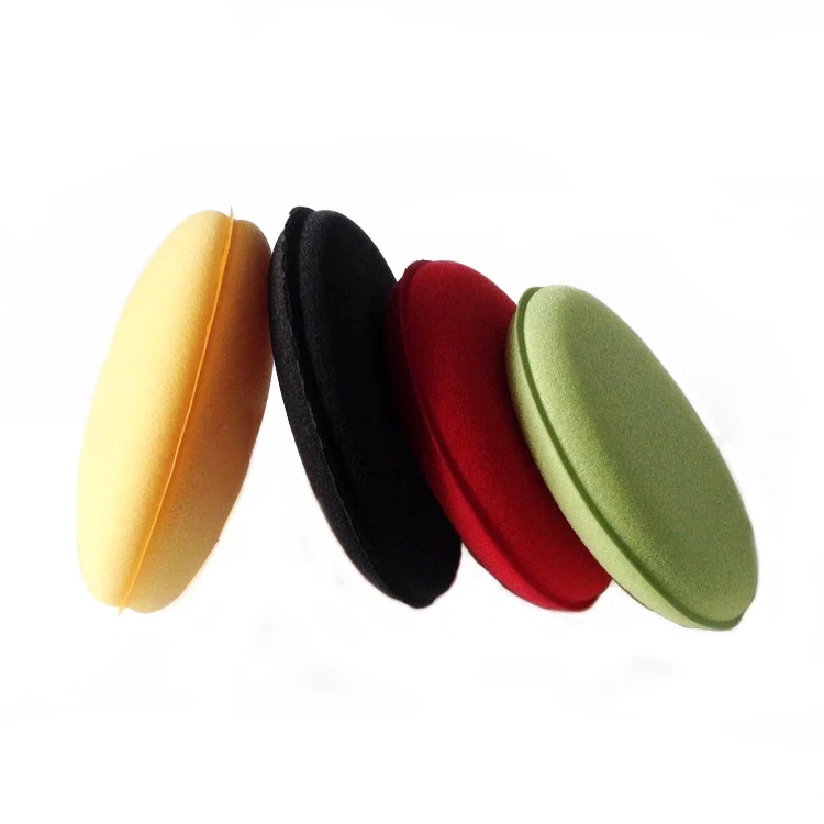 SPONDUCT Wax Round Sponge Applicator Pads Fit For Car,Yellow Foam Wax Applicator China