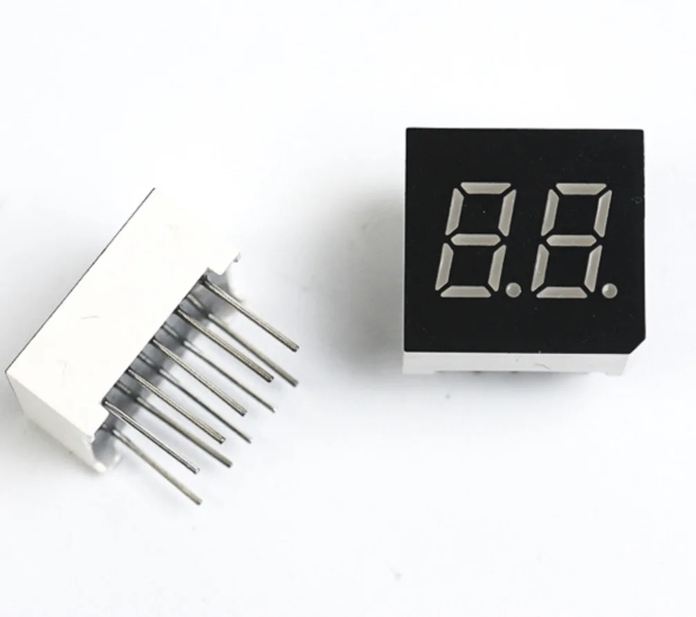 white 0.32 inch 2 digit 7 segment led display supplier