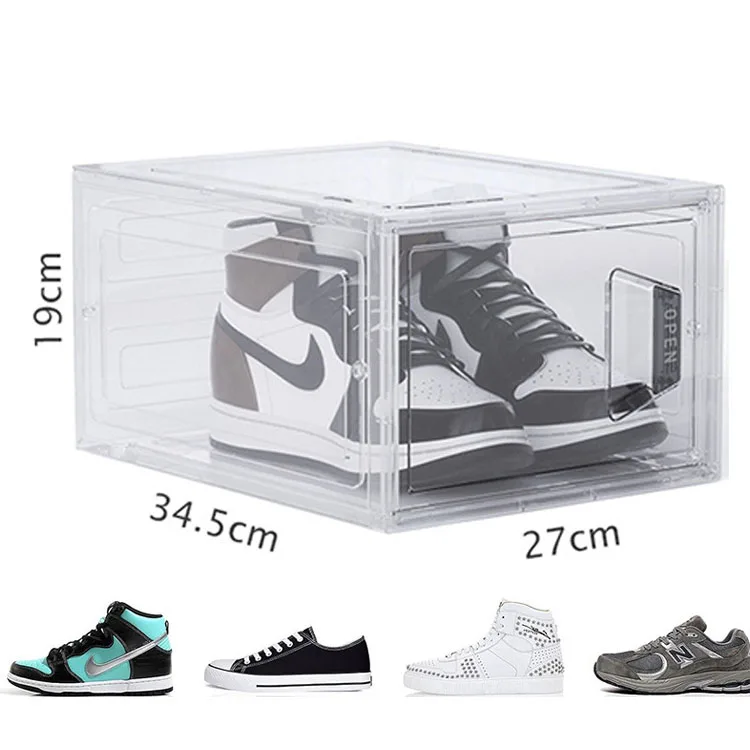 Hot Selling Acrylic Transparent Shoe Organizer Oxidation Resistant Shoe Cabinet Set