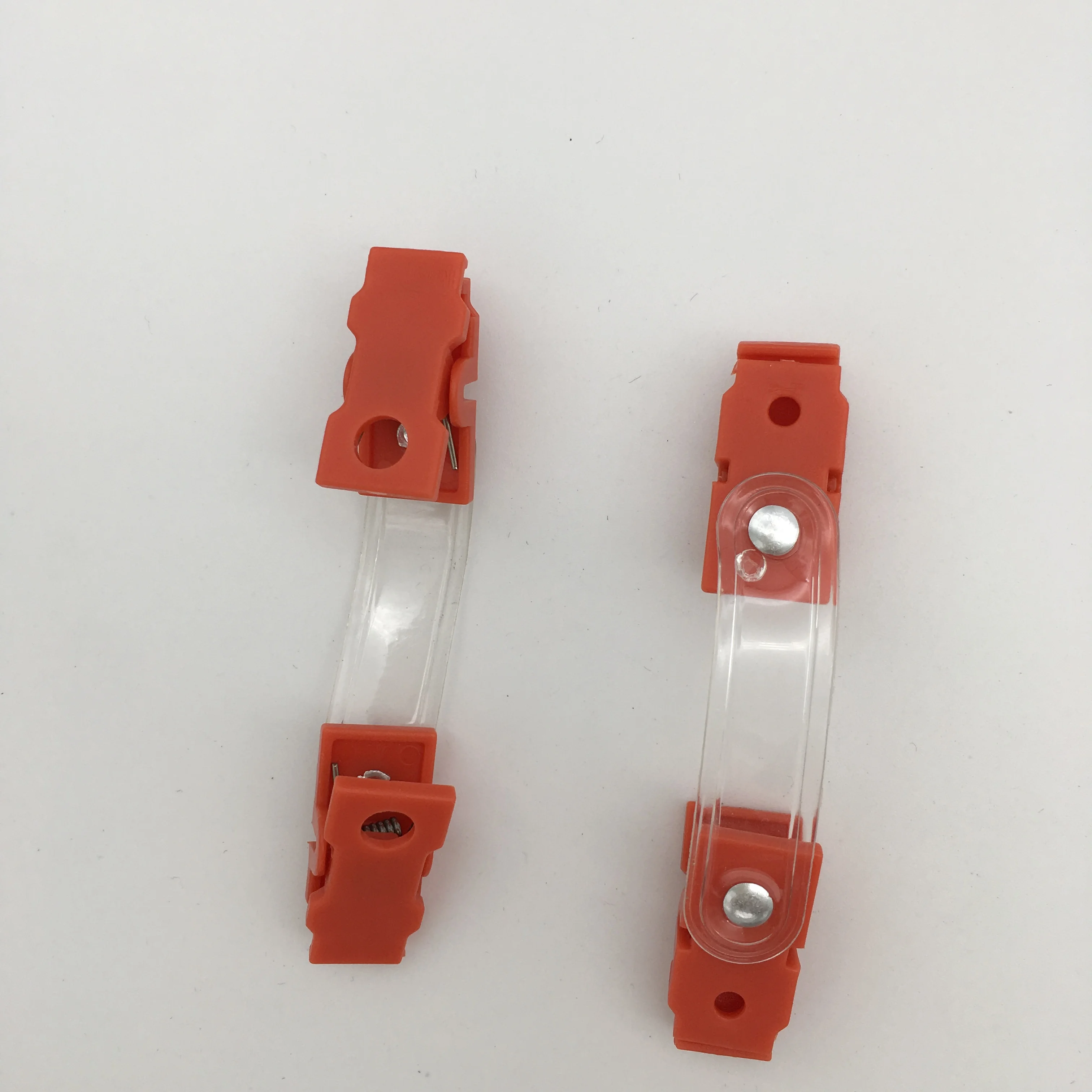 
Wholesale Plastic Name Tag Badge Clip with Strap 