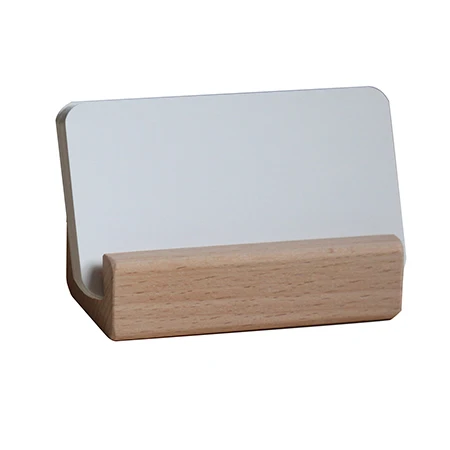 
Wooden Table Card Holder Wood Sign Block 