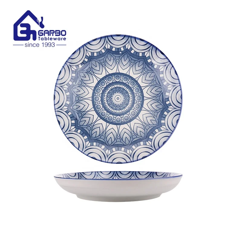 Glazed Color Cheap Porcelain Ceramic 10.35' Dinner Plate with Competitive Price and Fast Delivery Time for Wholesale