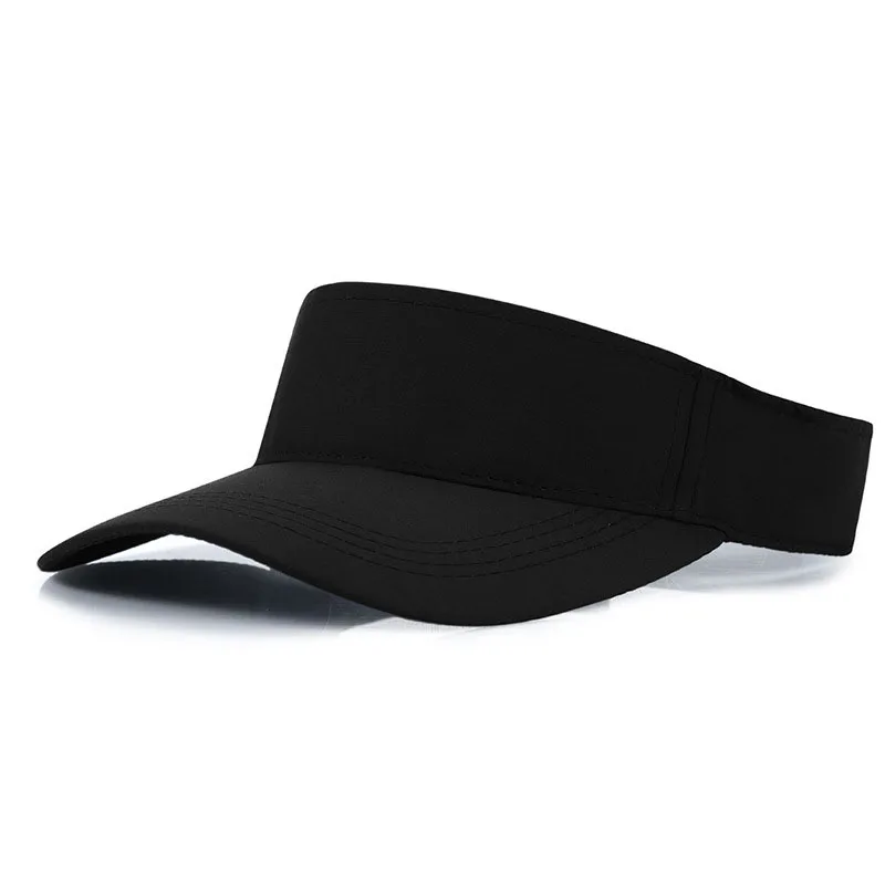 Customized Colorful Breathable Wide Brim Sports Performance Fit Adjustable Straps UV Protection Baseball Tennis Outdoor Visors