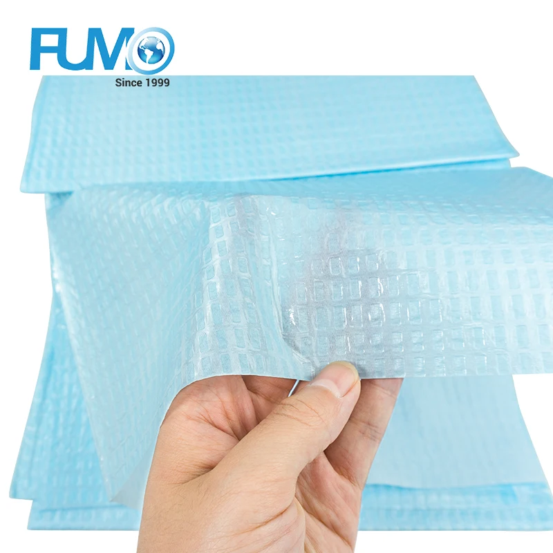 Hot Sale medical disposable premium 1 ply tissue poly waterproof Paper Film drape bed sheet for couch doecification