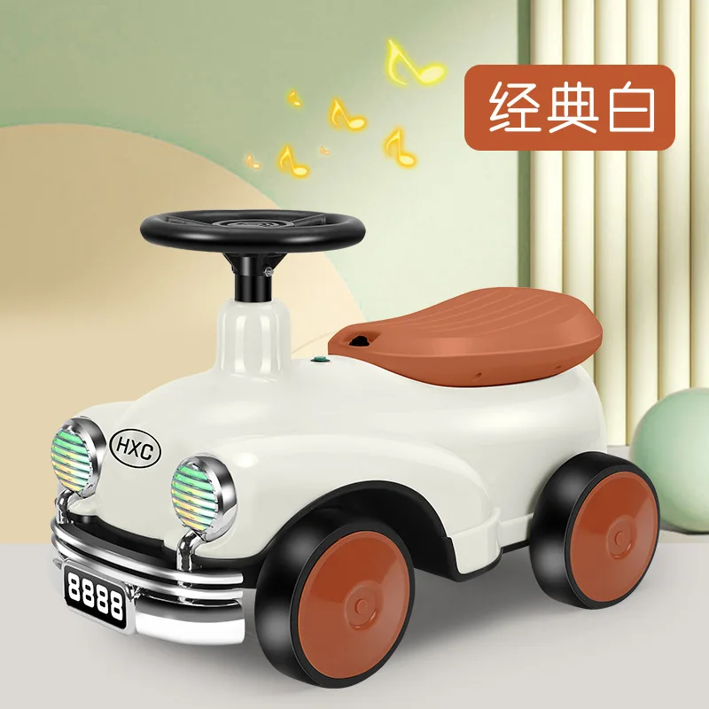 Multi Color Drive Latest Model Mucial Electric 4 Wheel Baby Swing Car Children Push Cars