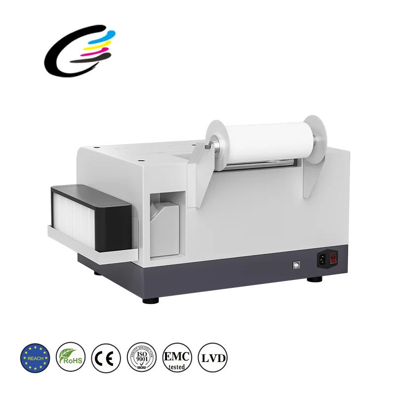 Fcolor A4 Label printer high quality roll to roll Inkjet High Resolution Waterproof PET PVC Sticker machine A3/A4 label printer