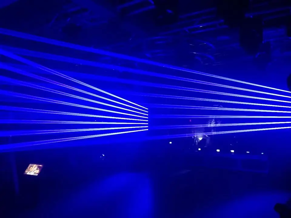 Winlite professional stage laser light 8 eyes blue led laser bar light for DJ club