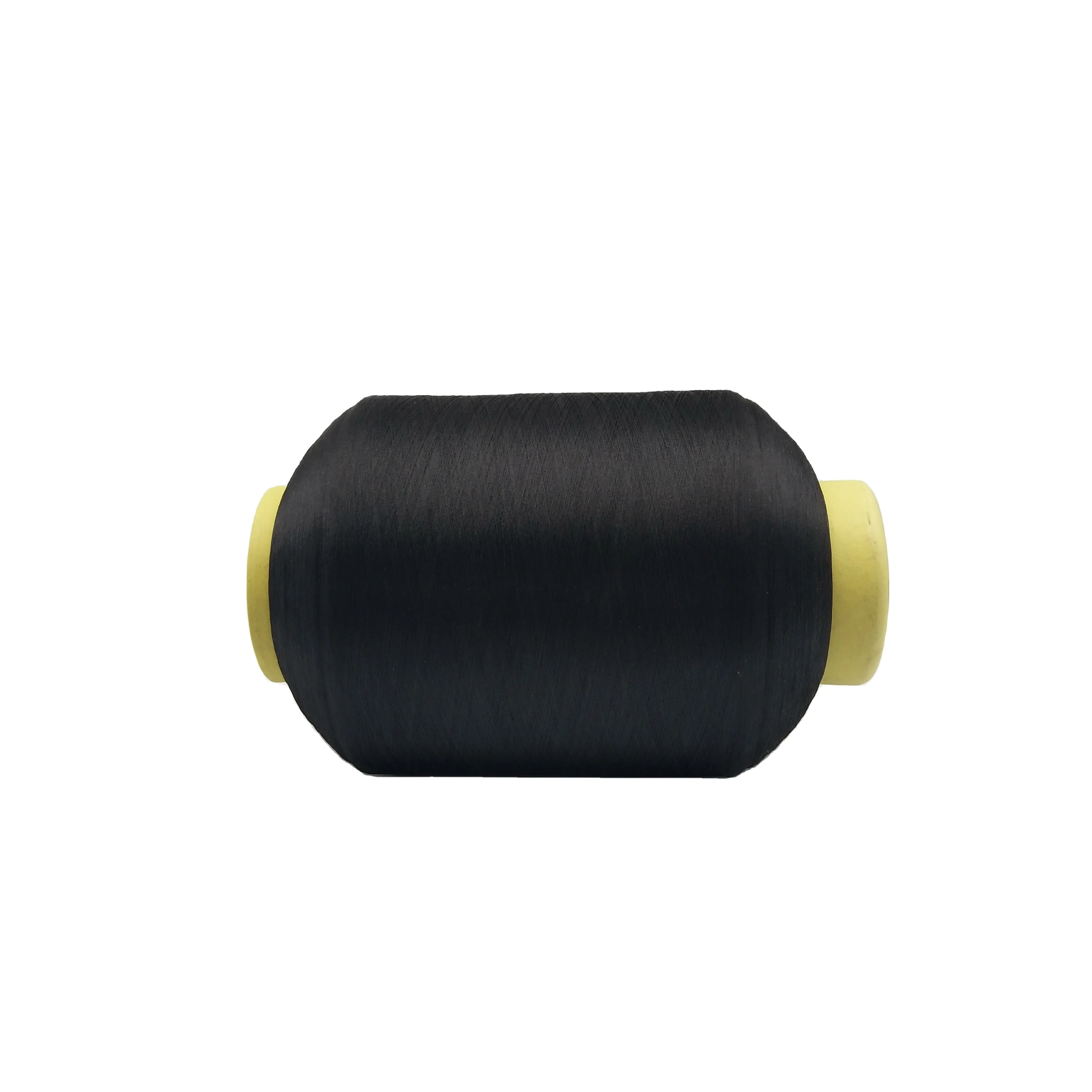 Поставка с фабрики черная 40/70 нейлон покрытая спандекс пряжа для чулочно-носочных изделий ткачества
