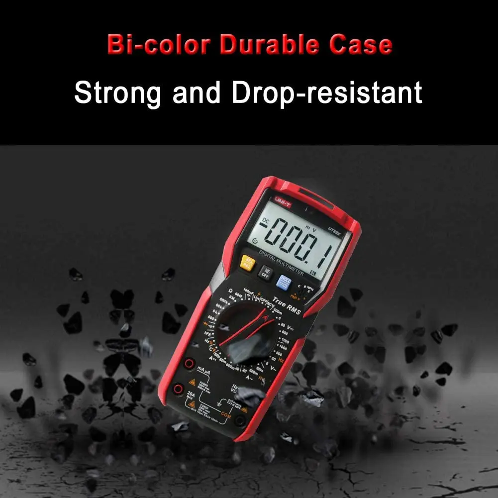 UNI-T UT89X Digital Multimeter True RMS NCV Tester AC DC Voltmeter Ammeter Capacitance Frequency Resistance Temperature Tester