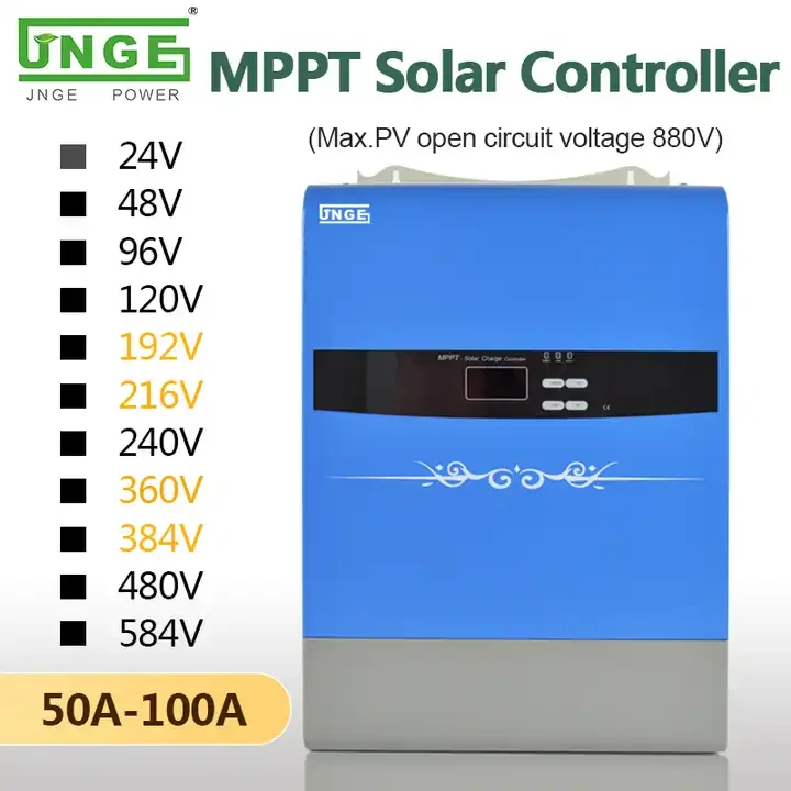 High Voltage MPPT 80A 100A  480V 584V Solar Charge Controller WIFI/RS485