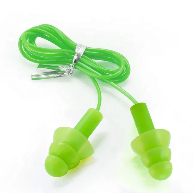 Hot Sale Reusable Silicone Earplugs for Shooting,Swimming and Construction
