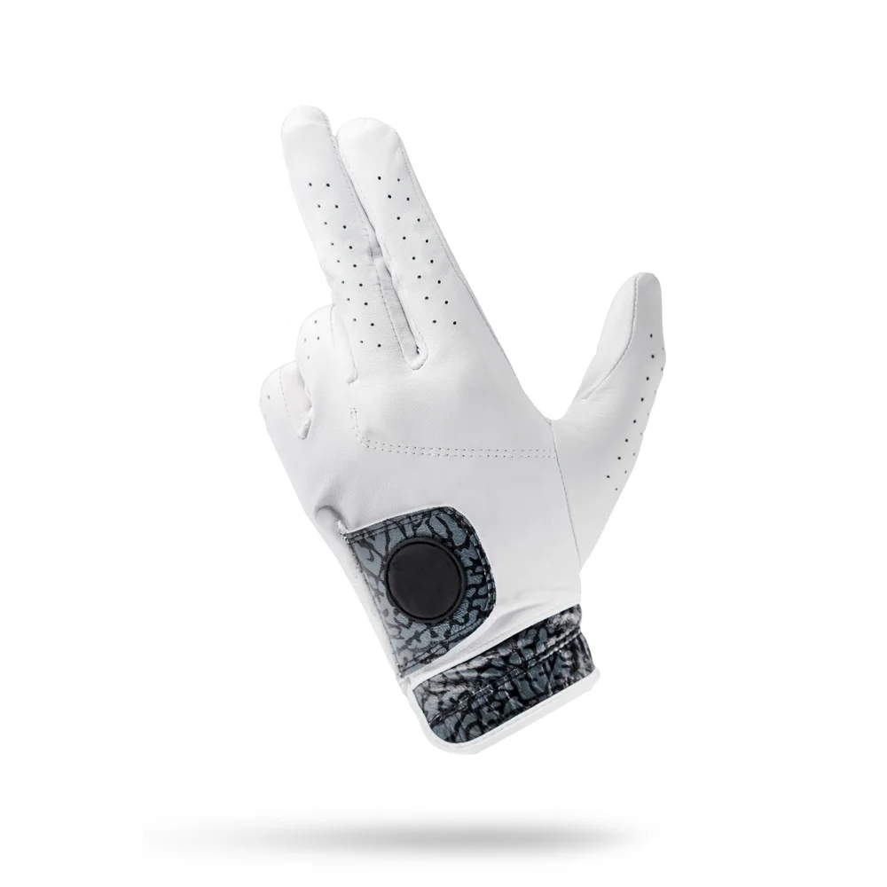 Egret Customize Brand Logo Colored Men Women Left Hand Golf Sports Gloves Cabretta Leather Golf Glove