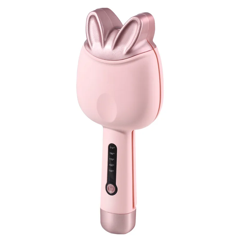 Wholesale 2 in 1 32mm large egg roll stick rabbit ear small portable for travel 5 gear control ceramic coating auto power off