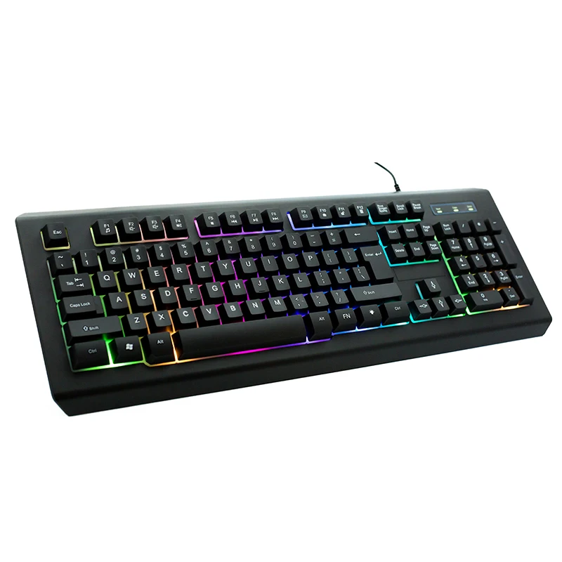 104 keys glowing universal low price teclado geimer rgb clavier de gamer pour pc gaming key board usb wired keyboards for laptop