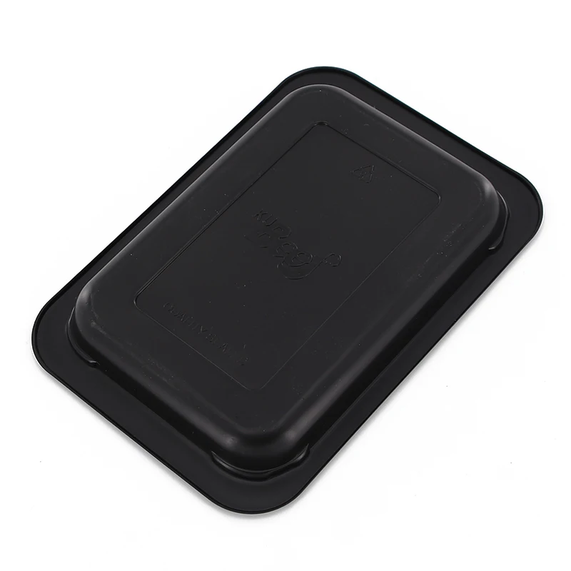 High Temperature Resistant Black Clear Rectangular Steak Seafood Blister Plastic PP CPET Packing Container Tray Meat Packaging