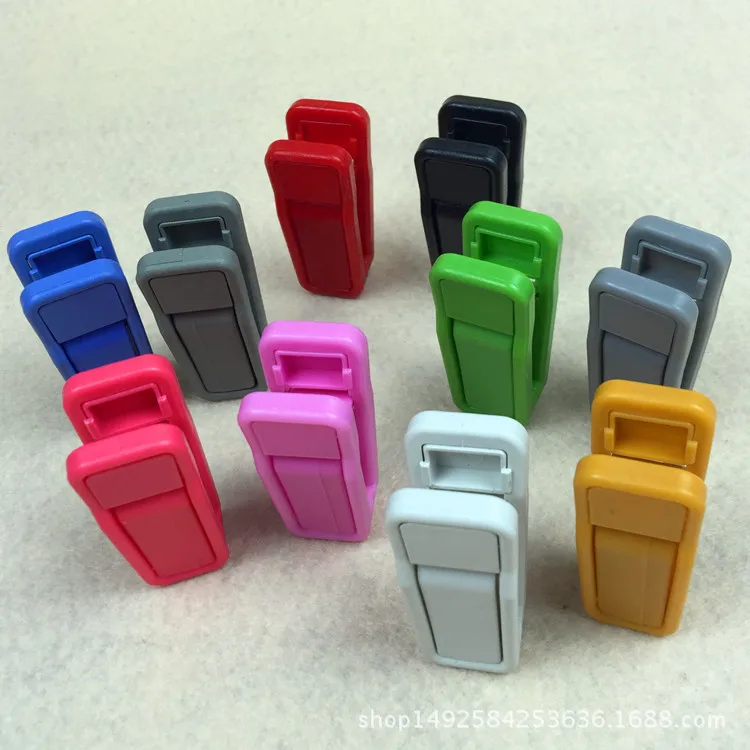 2024 Plastic Hanger Clips 20 Pack Slim-line Clothes Strong Clothes PP Finger Plastic Clip
