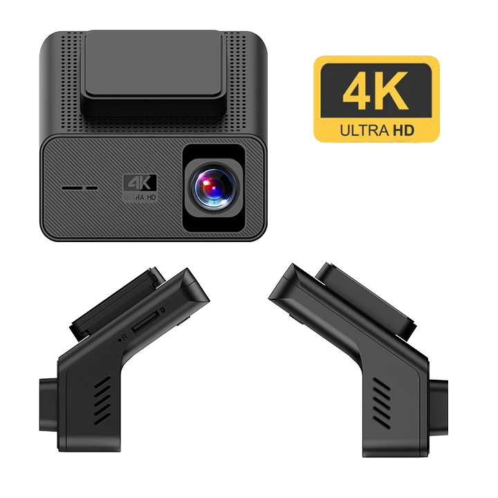 OEM HD Ultra 4K Driving Recorder Front and Rear Dual Dash Cam Wi-Fi GPS Car Black Box with Wireless App