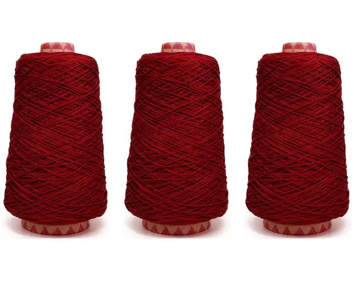 Factory Weaving Rugs Carpet Lana Raw Wool Undyed Wool Yarn Tufting Yarn Carpet Yarn For Rug Gun Embroidery Machine Tufting Gun