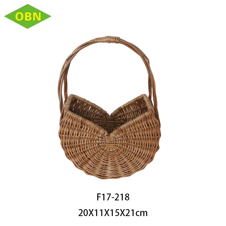 Wholesale Mini Wicker Baskets Storage REGULAR wholesale cheap handmade handle decorative wicker fruit baskets with handles