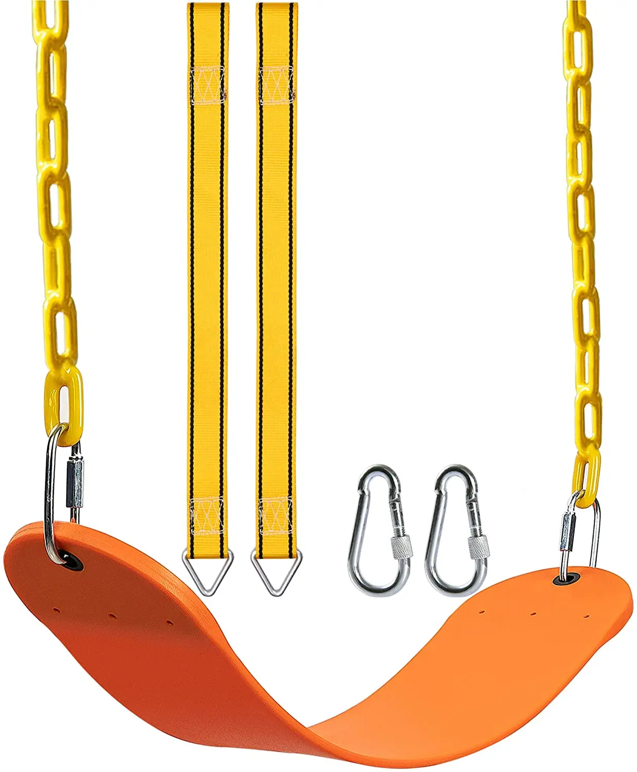 Tree Swings with Anti-Rust Chain Plastic Coated Safety Tree Swing for Adults and Kids