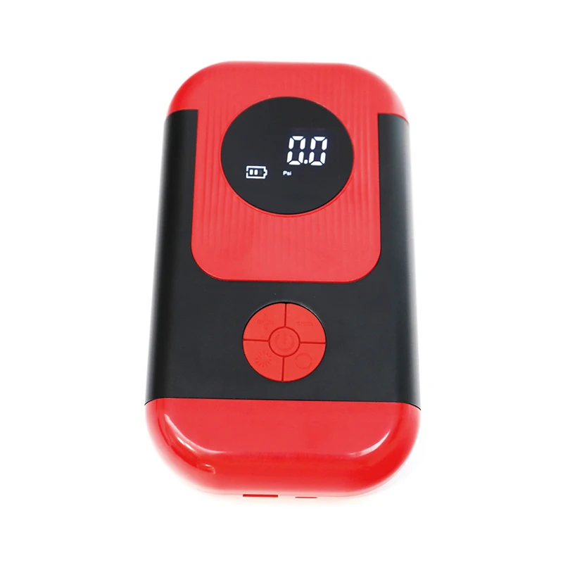 Portable Car Starter Device Emergency Tool Multi-function Jump Starter With Air Compressor