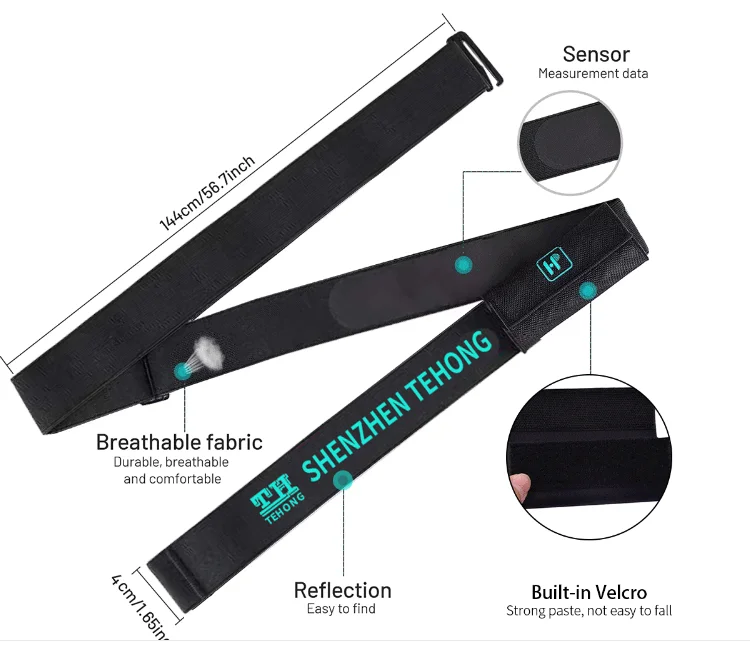 Custom OEM OBM  preparartion team training accelerometer horse heart rate sensor monitor accessories heart rate chest  strap