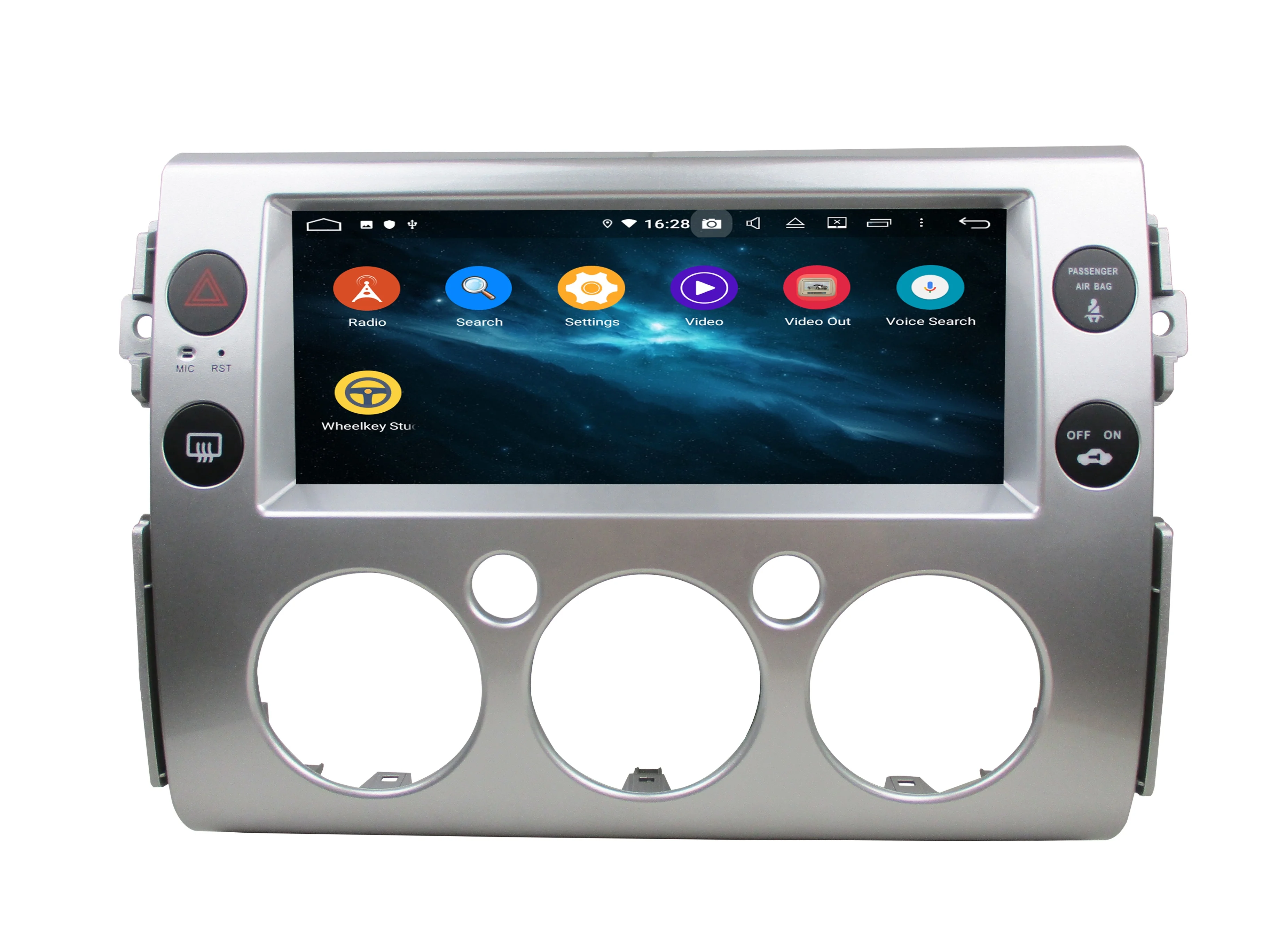 KD-1257 Android 10.0 System 8 Core Car Multimedia Player Car Radio Stereo DSP for FJ Cruiser 2007-2017