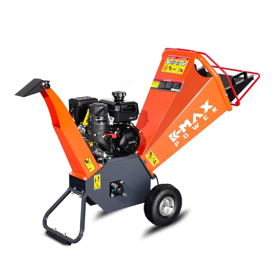 65HU TUV CE Approval Customization 7HP Gasoline Powered Mini Tree Branch Logger Shredder Tree Shredder Wood Chipper