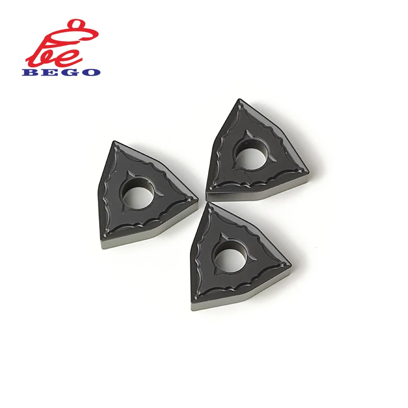 Bego Turning Inserts Tungsten Carbide CNC Machine Inserts WNMG060404 Turning Inserts For Stainless Steel
