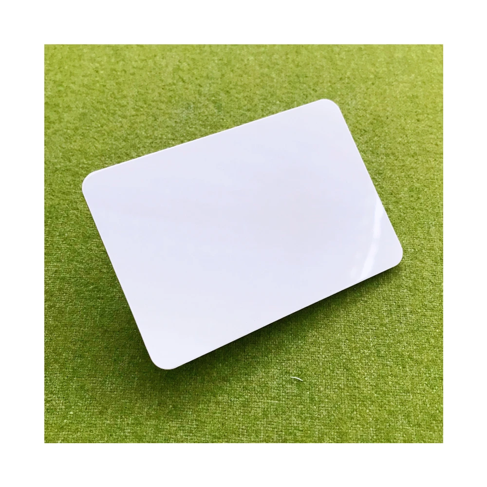 Custom Aluminum Sublimation Printable Metal Business Cards Blanks Double Side at 2.25x3.25 Inch