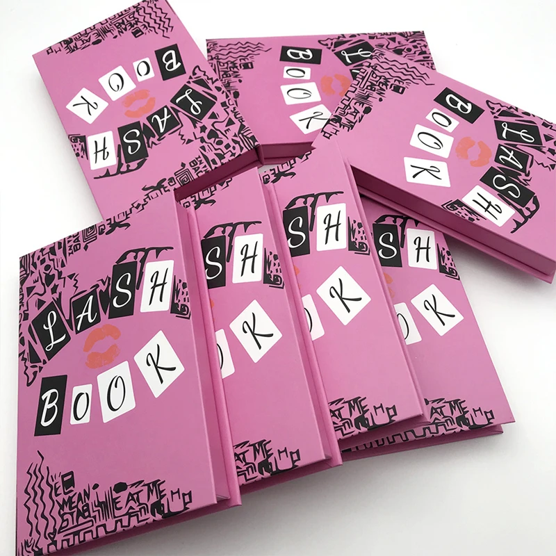 Lash ожог книга, 3 пары в упаковке пустые Ресницы Коробка ожог книга густые ресницы упаковка 3d ресницы серо-коричневого цвета с чехлом