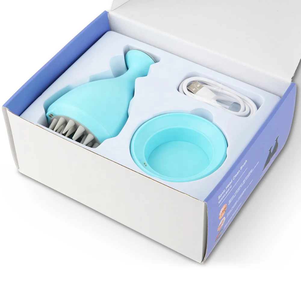 2022 New Arrivals Vibrating Hair Scalp Massager Shampoo Brush For Health Hair Care  therapy light device double head massager