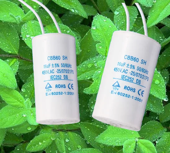CBB60 Metallized Polypropylene Film Capacitor for  motor